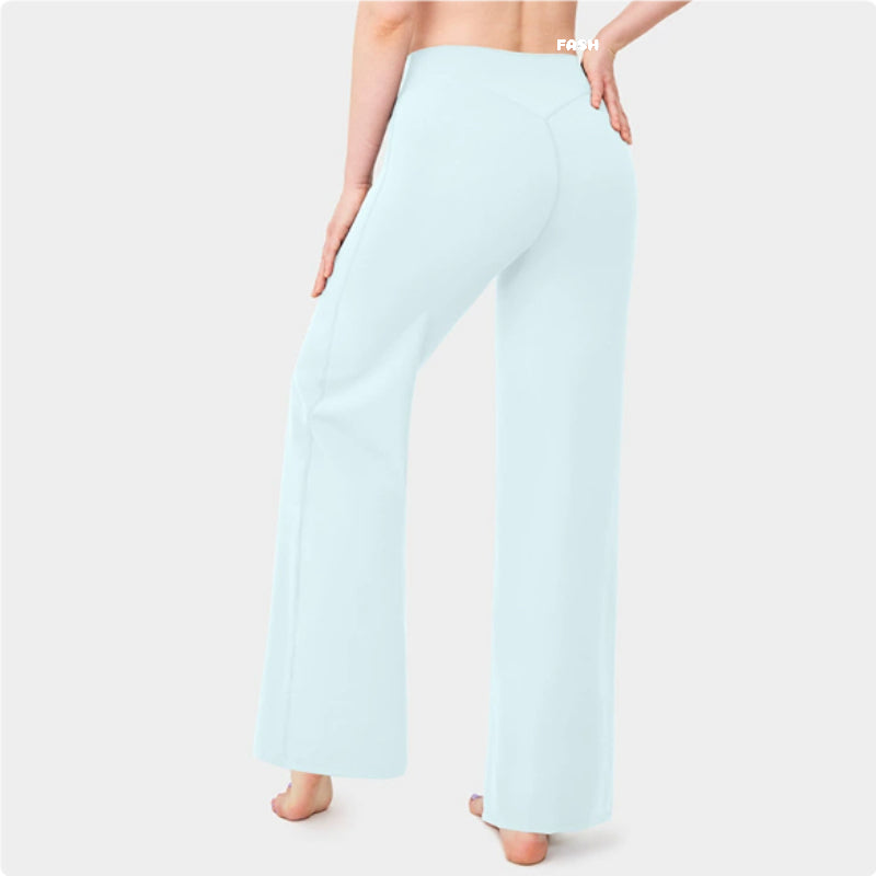 Fashionable Loose Straight-leg Yoga Pants For Women