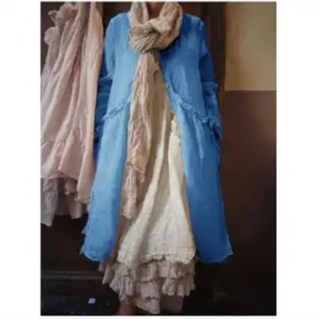 Thin Cotton And Linen Coat In Summer