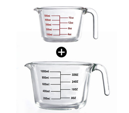 Anchor Hocking 1 Litre Glass Measuring Jug. Measures in Oz Pints & Ml