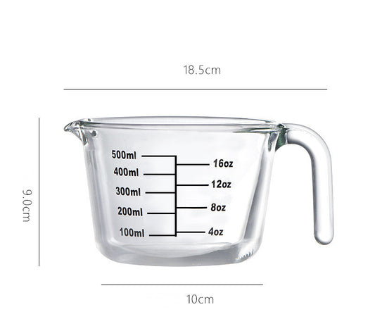 Anchor Hocking 1 Litre Glass Measuring Jug. Measures in Oz Pints & Ml