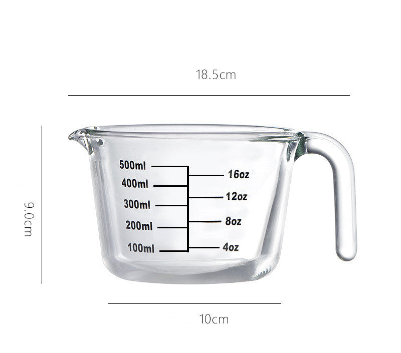 Anchor Hocking 1 Litre Glass Measuring Jug. Measures in Oz Pints & Ml
