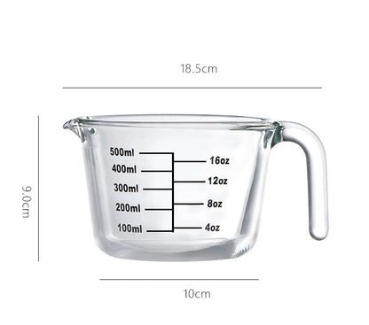 Anchor Hocking 1 Litre Glass Measuring Jug. Measures in Oz Pints & Ml