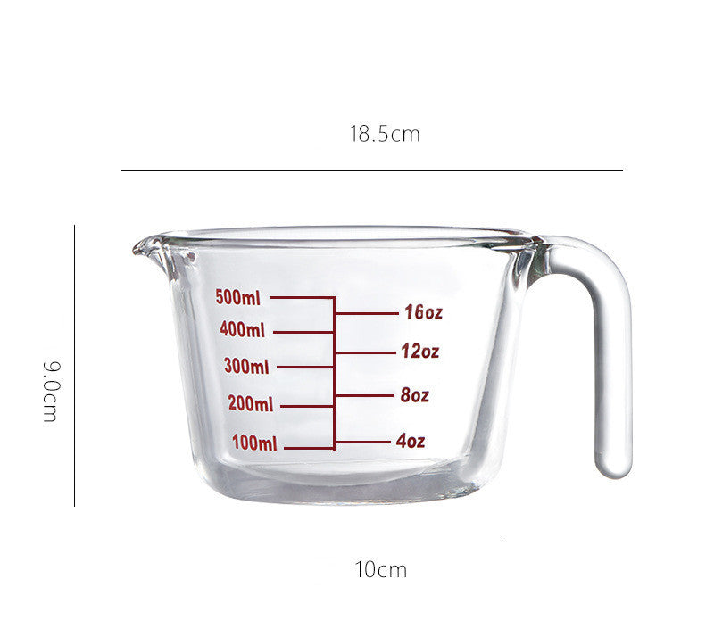 Anchor Hocking 1 Litre Glass Measuring Jug. Measures in Oz Pints & Ml