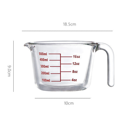 Anchor Hocking 1 Litre Glass Measuring Jug. Measures in Oz Pints & Ml