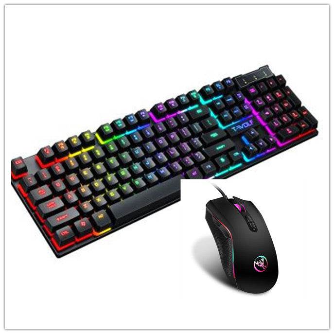Gaming Usb Luminous Wired Keyboard Floating Manipulator - G-daat
