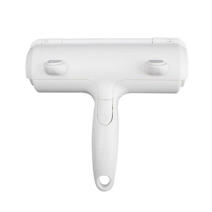 2-Way Pet Hair Remover Roller Lint Remove Brush Dog Cat Hair Clothes Carpet Cleaning Brush Fuzz Shaver - G-daat