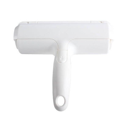 2-Way Pet Hair Remover Roller Lint Remove Brush Dog Cat Hair Clothes Carpet Cleaning Brush Fuzz Shaver - G-daat