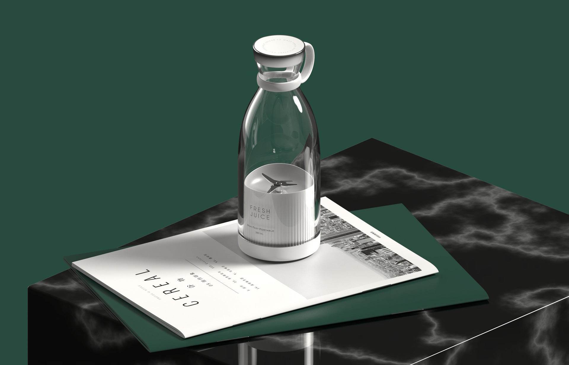 Portable Electric Blender 350ml - USB Rechargeable Smoothie Maker - G-daat