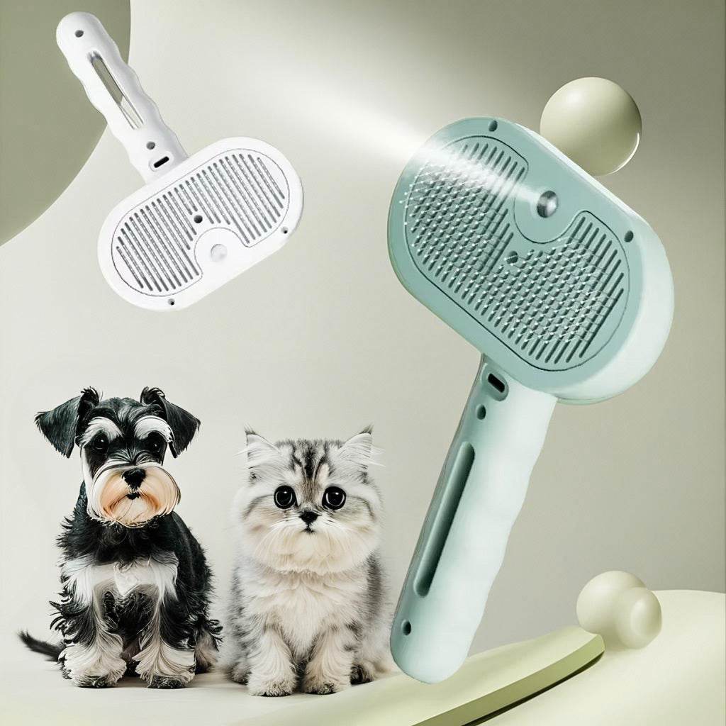 Pets Spray Hair Comb Pet Hair Remover Cleaning Brush Cats Grooming Dog Accessories Tools Dematting Water Mist Humidifier Comb Pet Supplies - G-daat