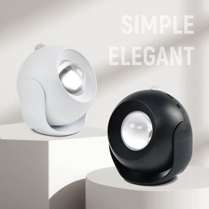 Adjustable Angle Human Sensing Light, Wireless Sunset Light, Indoor Spotlight, Corridor, Living Room Wall Light, Rechargeable And Installed Dry Battery - G-daat