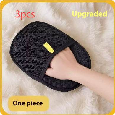 Pet Hair Remover Mitt Pet Hair Remover Gloves Deshedding Brush Glove For Dog Cat Rabbit With Long Short Curly Hair - G-daat