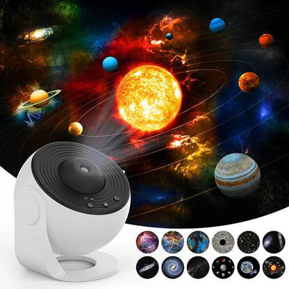 Galaxy Projector Night Light - Starry Sky Planetarium Lamp - G-daat