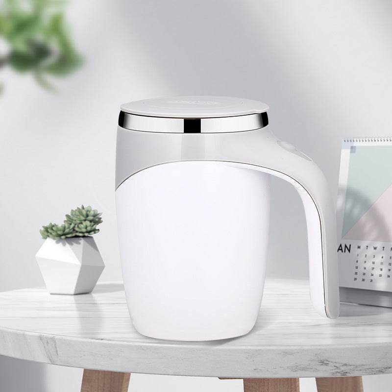 Rechargeable Model Automatic Stirring Cup Coffee Cup High Value Electric Stirring Cup Lazy Milkshake Rotating Magnetic Water Cup - G-daat