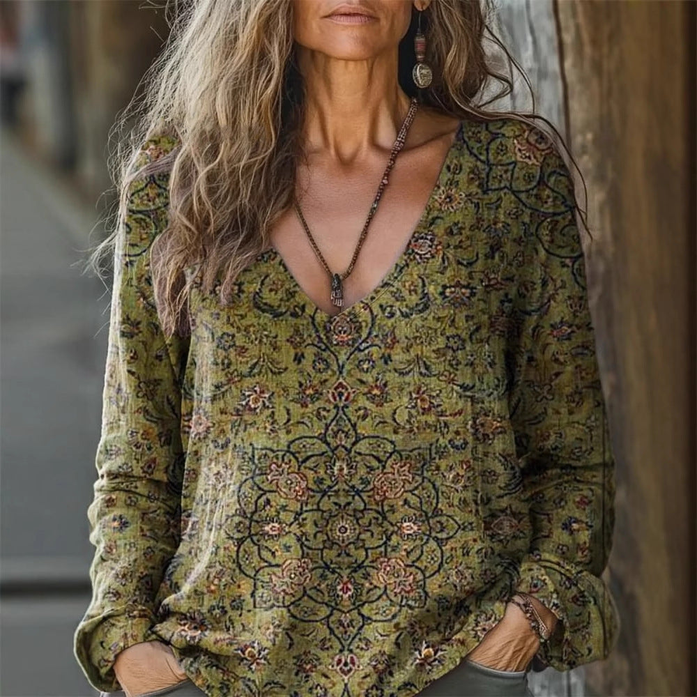 Pullover Digital Printing Women's Top T-shirt