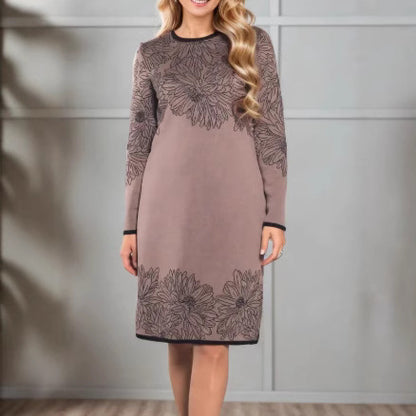 Printed Dress New Women's Fashion Noble