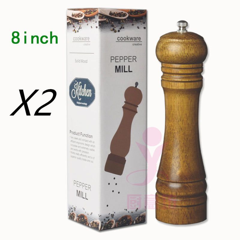 Oak grinder, pepper mill, manual pepper grinder and multi bottle kitchen tool