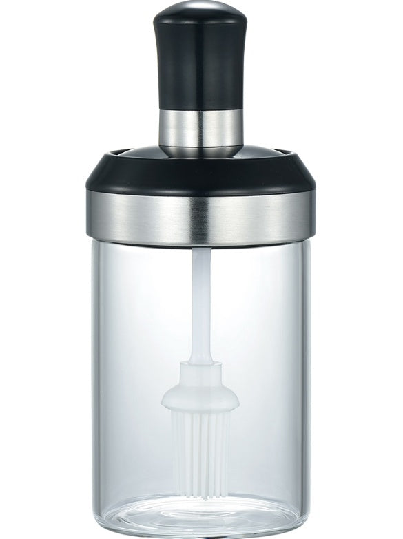 Glass bottle silicone brush