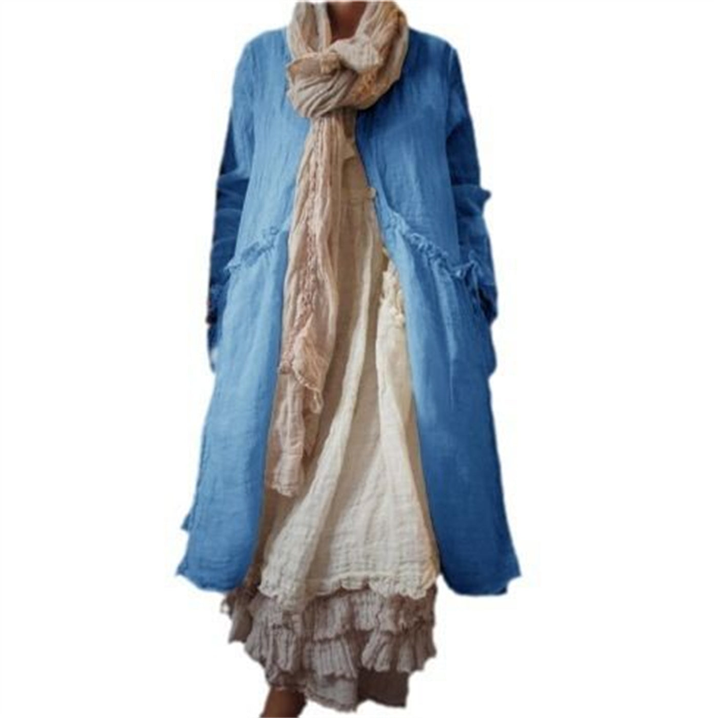 Thin Cotton And Linen Coat In Summer