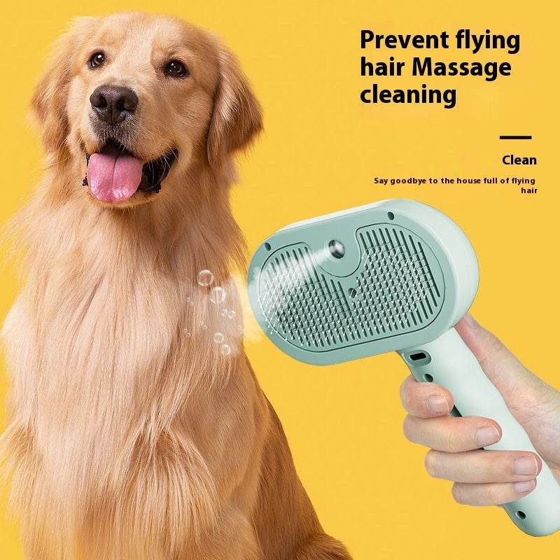 Pets Spray Hair Comb Pet Hair Remover Cleaning Brush Cats Grooming Dog Accessories Tools Dematting Water Mist Humidifier Comb Pet Supplies - G-daat