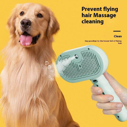 Pets Spray Hair Comb Pet Hair Remover Cleaning Brush Cats Grooming Dog Accessories Tools Dematting Water Mist Humidifier Comb Pet Supplies - G-daat