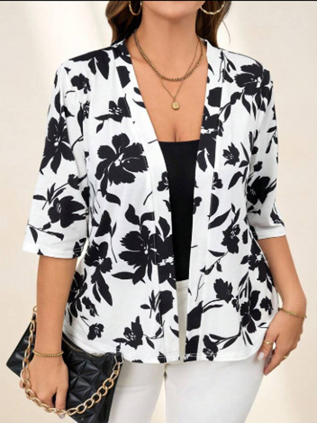 Fashion Casual Slim Women Chiffon Short Sleeve