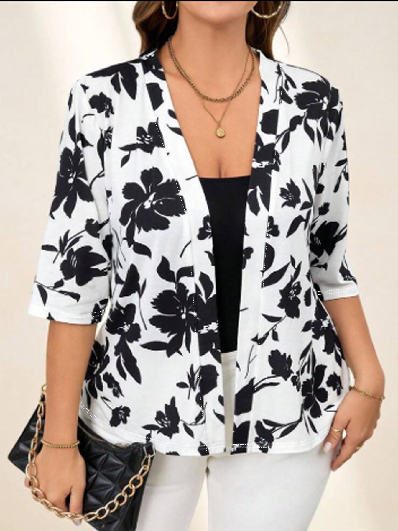 Fashion Casual Slim Women Chiffon Short Sleeve