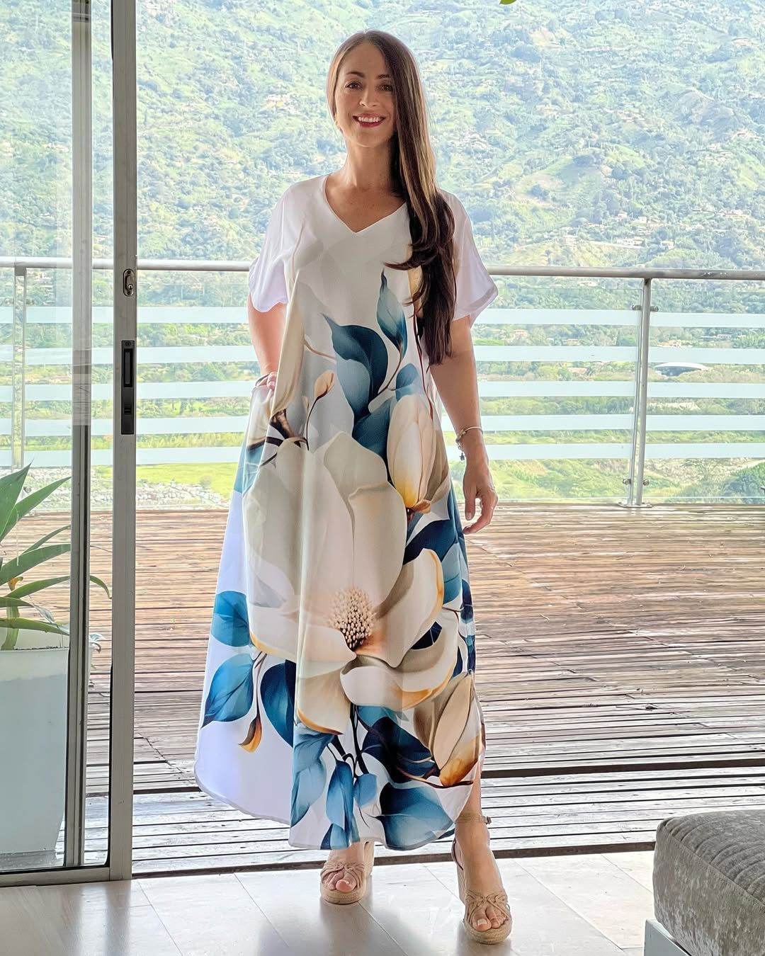 European And American Printing Dress Loose - G-daat