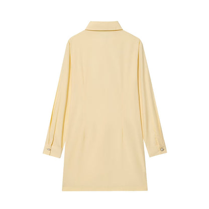 Women's Loose Lapels Zou Cloth Dress