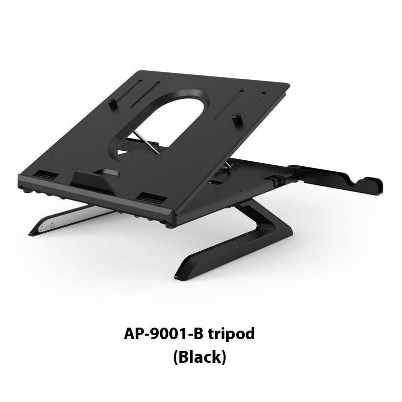 New Laptop Stand Multifunctional Folding Lift Portable Laptop Stand Monitor Increase Rack Aluminum Alloy Base - G-daat
