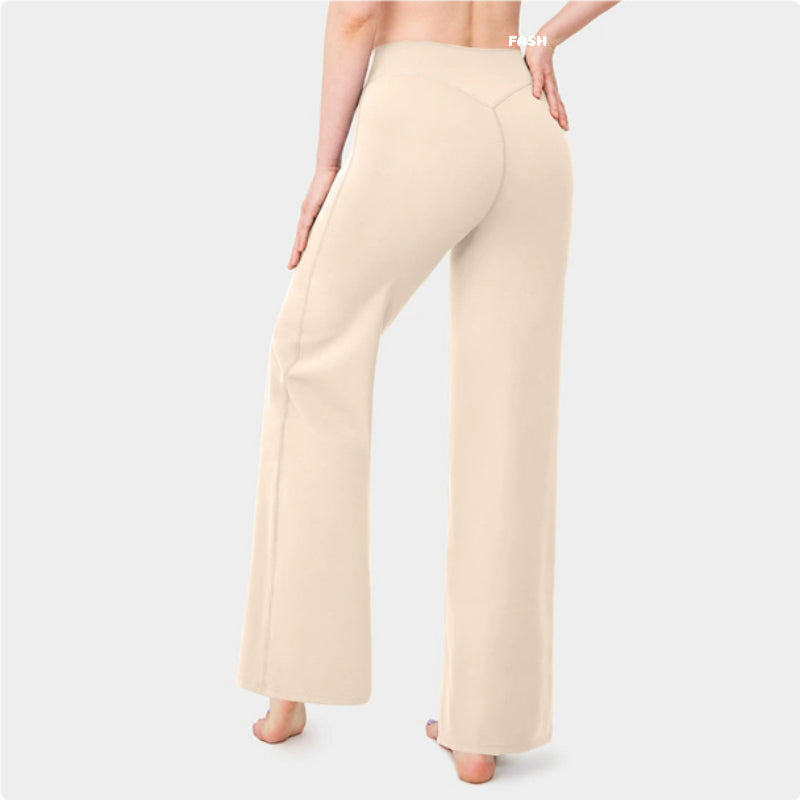 Fashionable Loose Straight-leg Yoga Pants For Women