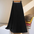 Women's Solid Color Fashion Pleated High Waist Pleated Skirt - G-daat