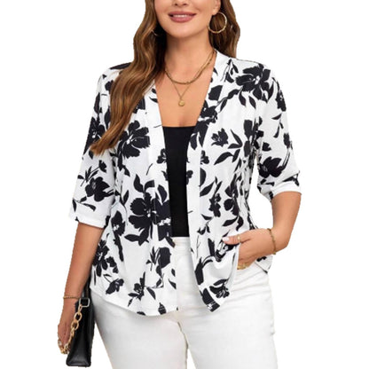 Fashion Casual Slim Women Chiffon Short Sleeve