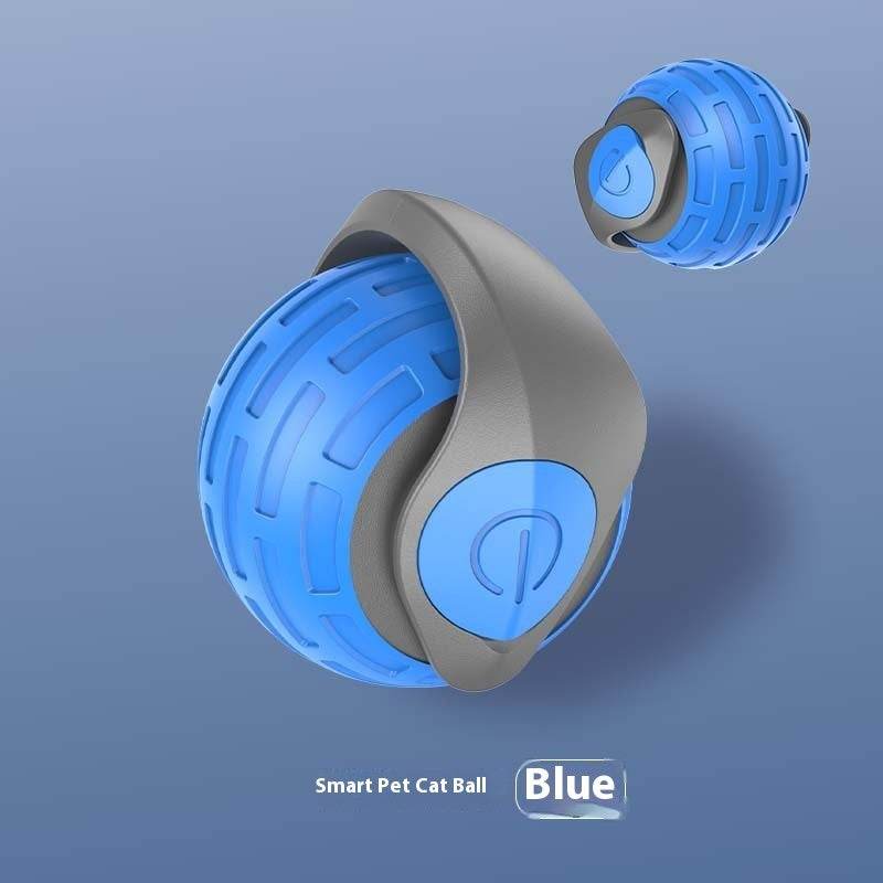 Interactive Cat Toy Ball - USB Rechargeable Auto Rolling Ball - G-daat