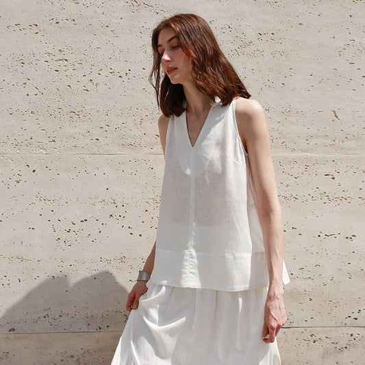 Halterneck Vest Women's Summer Vacation Spaghetti Straps Top Shirt