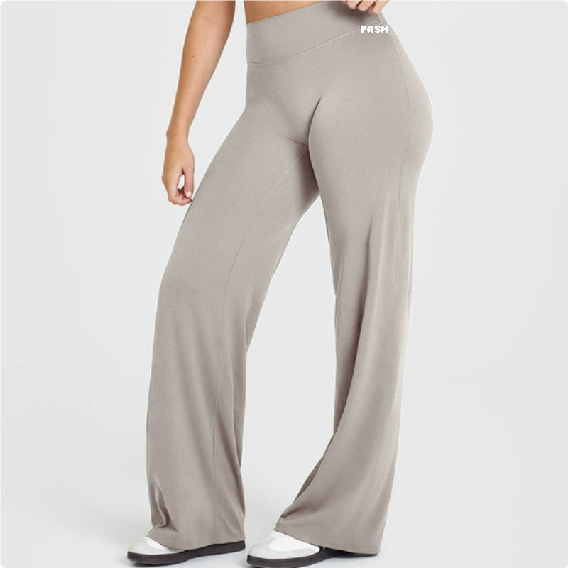 Fashionable Loose Straight-leg Yoga Pants For Women