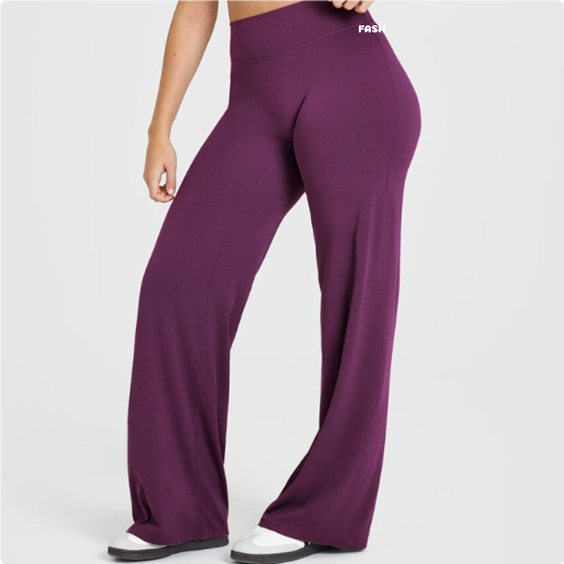 Fashionable Loose Straight-leg Yoga Pants For Women