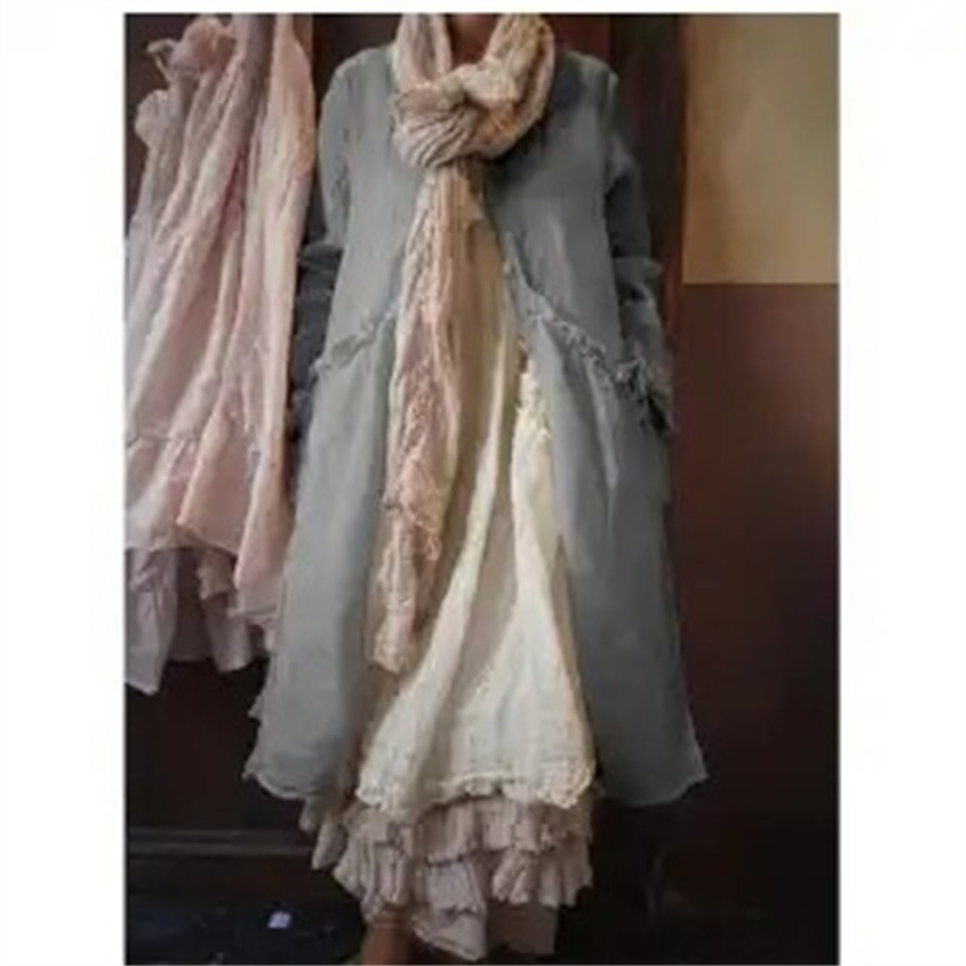Thin Cotton And Linen Coat In Summer