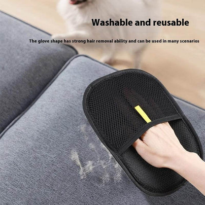 Pet Hair Remover Mitt Pet Hair Remover Gloves Deshedding Brush Glove For Dog Cat Rabbit With Long Short Curly Hair - G-daat