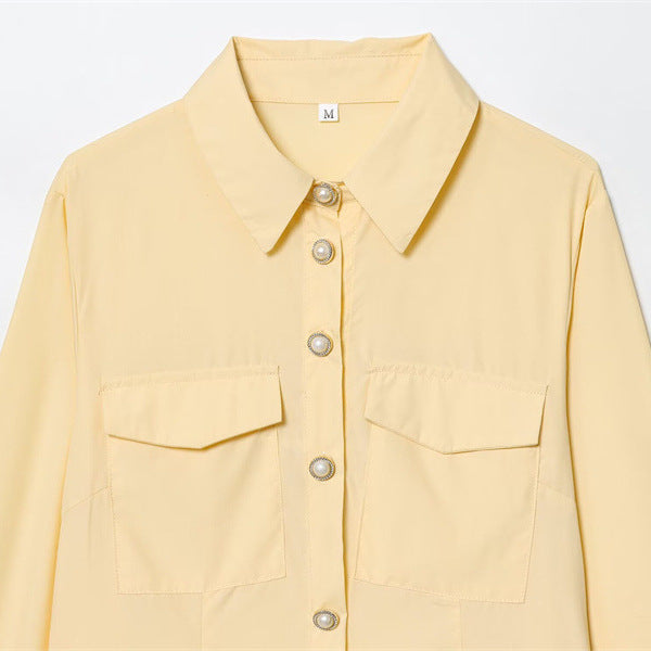 Women's Loose Lapels Zou Cloth Dress