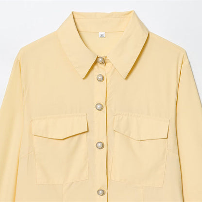 Women's Loose Lapels Zou Cloth Dress