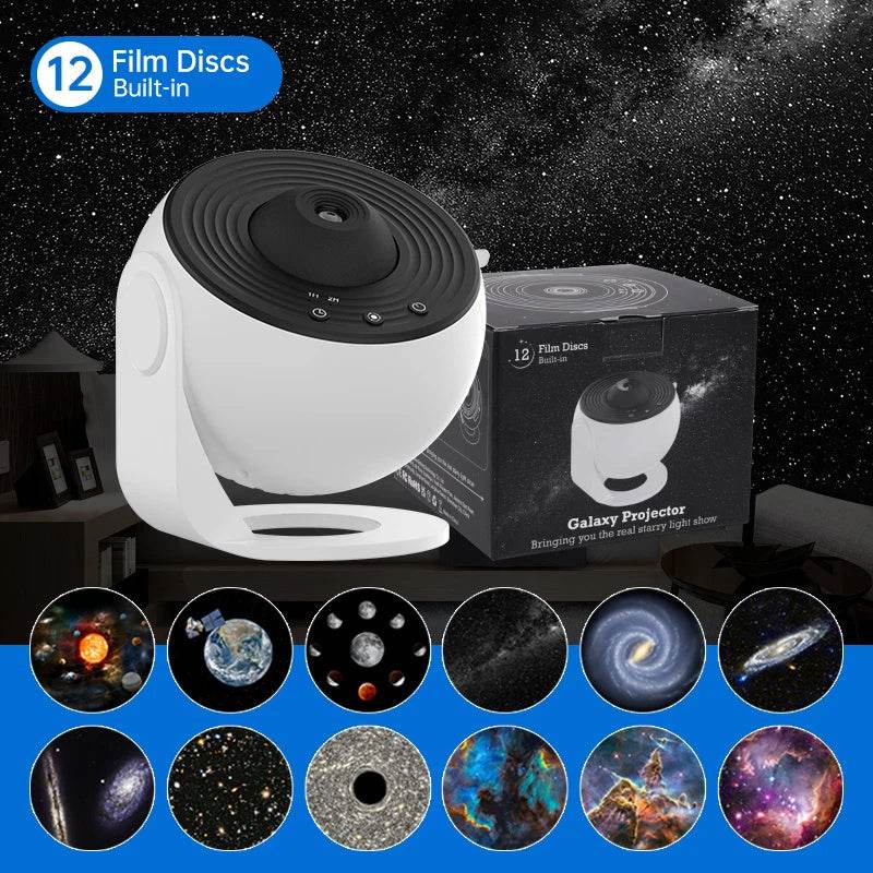 Galaxy Projector Night Light - Starry Sky Planetarium Lamp - G-daat