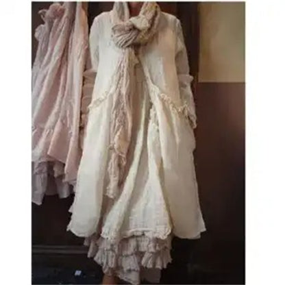 Thin Cotton And Linen Coat In Summer