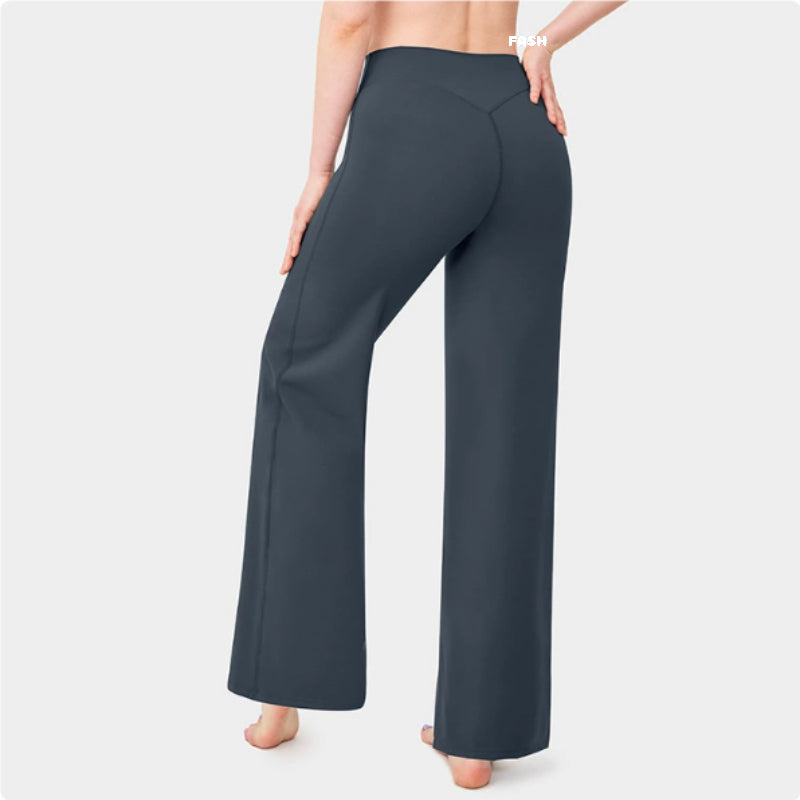 Fashionable Loose Straight-leg Yoga Pants For Women